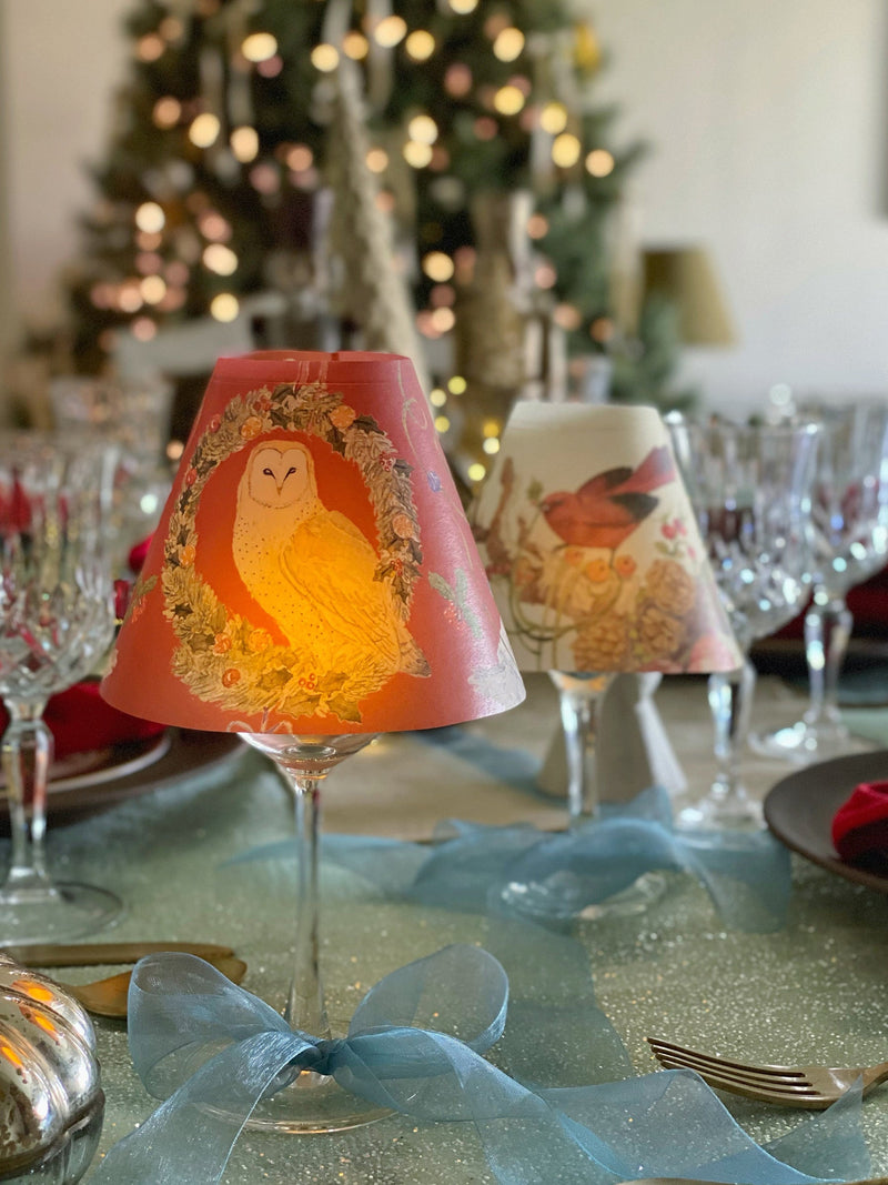 Wine Glass Lamp Shades