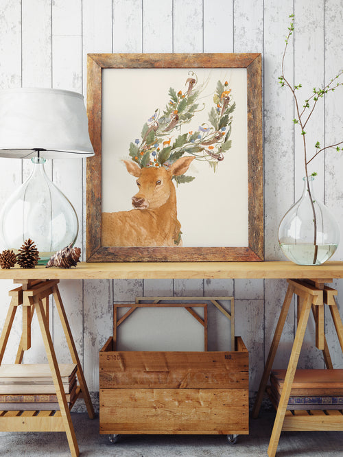 Red Stag ( Art Print)