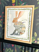 Botanical Hare (Limited Edition Hand Embellised Art Print)