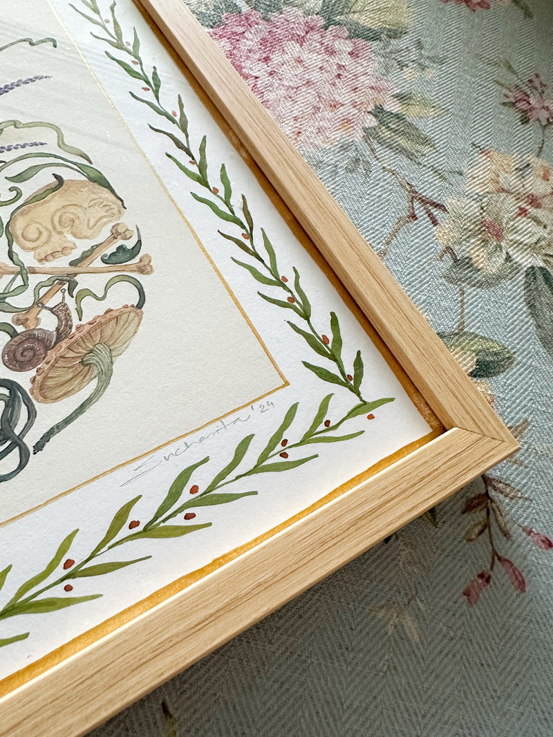 Botanical Hare (Limited Edition Hand Embellised Art Print)