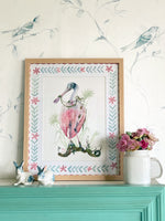 The Roseate Spoonbill (Limited Edition Hand Embellised Art Print)