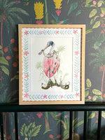 The Roseate Spoonbill (Limited Edition Hand Embellised Art Print)