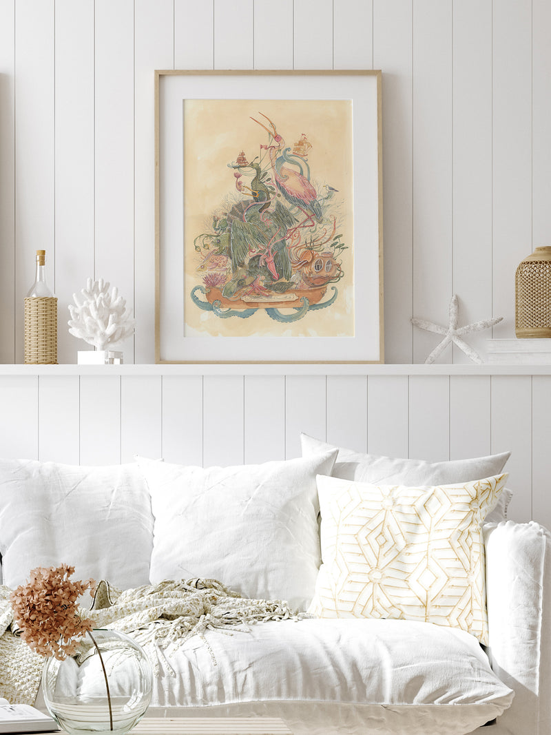 Mariners Curiosity Cabinet (Art Print)