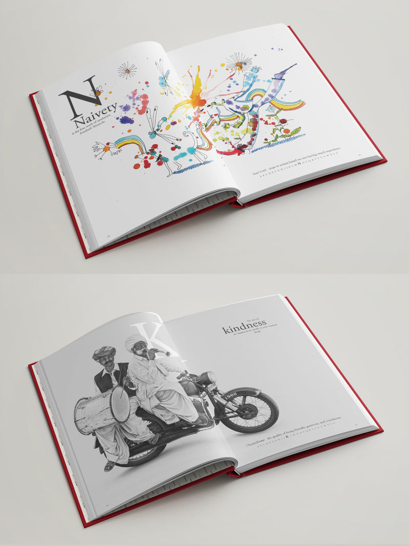 WORDS OF WONDER A TO Z : INSPIRATIONAL ART & STORIES FOR THE YOUNG MINDS