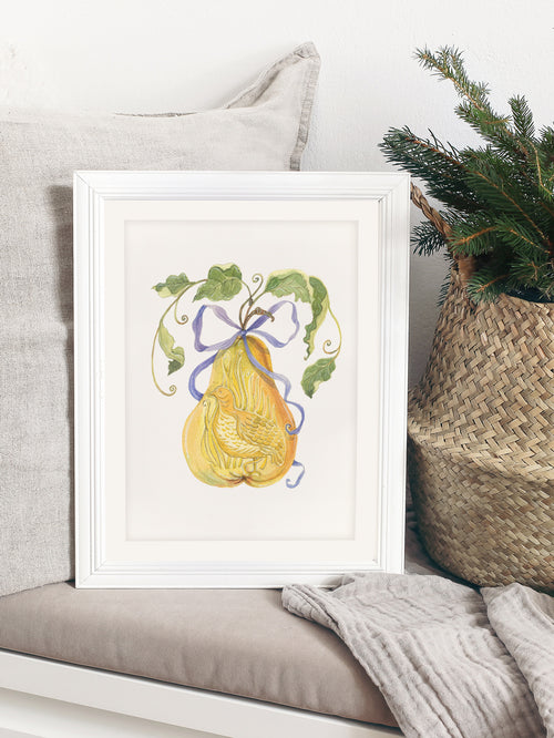 Patridge Pear (Original Watercolour)