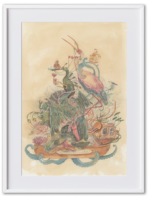 Mariners Curiosity Cabinet (Art Print)