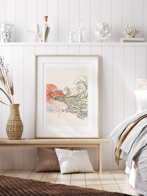 Kelp Nautilus (Art Print)