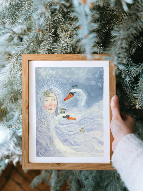 Winter Queen(Original, watercolour)