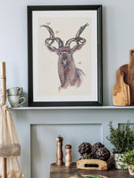 Kudu Bull (Art Print)