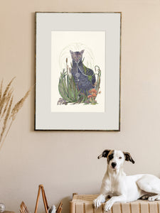 Keeper of Secrets, Cat (Art Print)