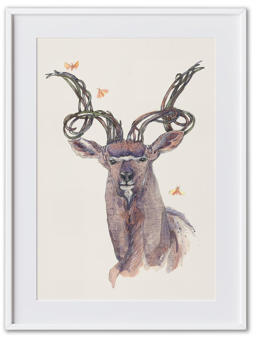 Kudu Bull (Art Print)