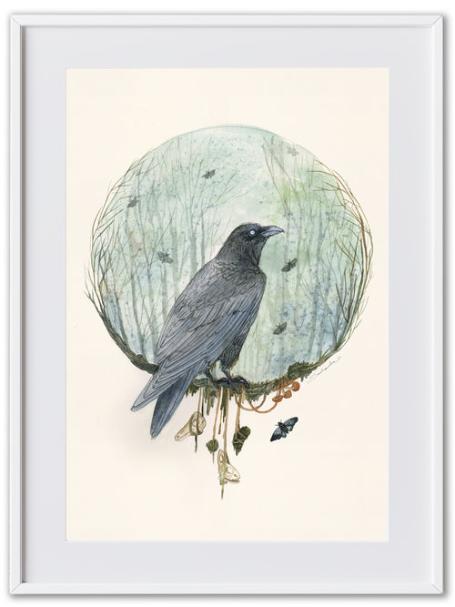 Witch's Crow(Art Print)