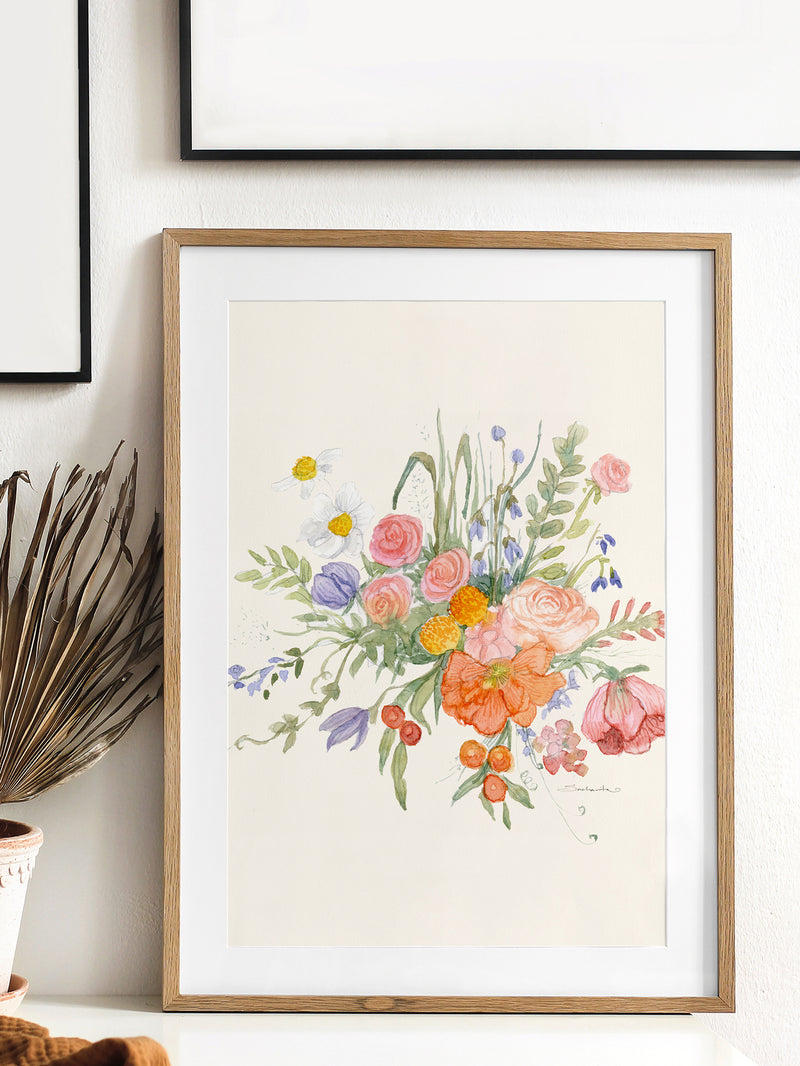 Spring flowers(Art Print)