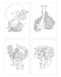 Let's Rocktober(Colouring Book, Instant Download )