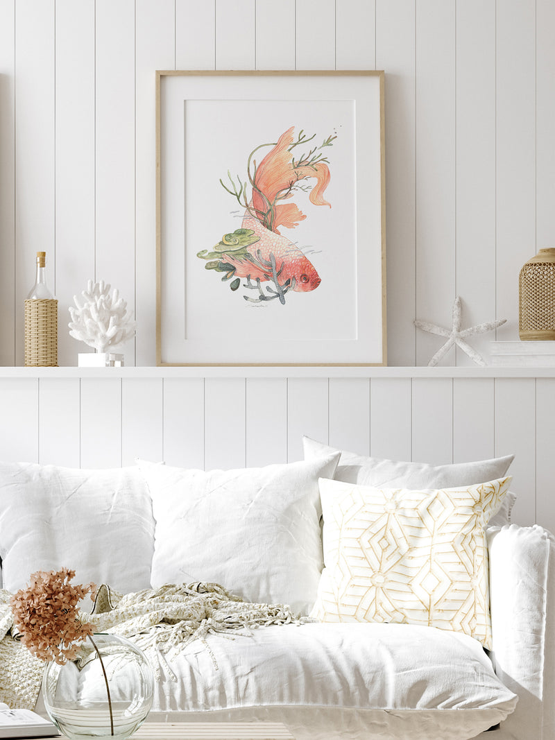 Siamese Fish (Art Print)